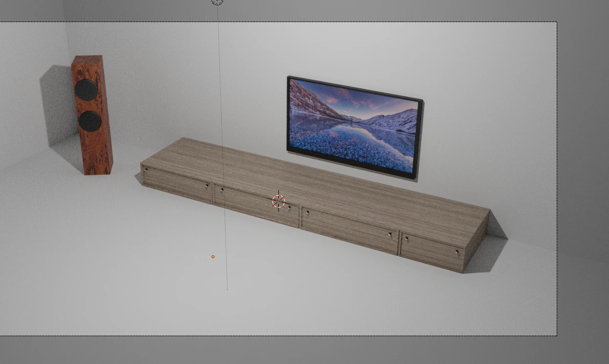 Living room 3D Model .c4d .max .obj .3ds .fbx .stl .blend 