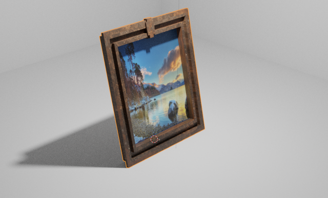 Framed picture 3D 모델 .c4d .max .obj .3ds .fbx .stl .blend 