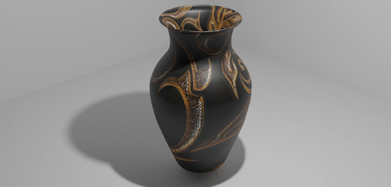 Vase 3D Model .c4d .max .obj .3ds .fbx .stl .blend 