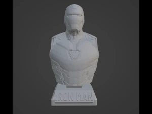 Busto Ultra-Detalhado do Homem de Ferro Modelo 3D