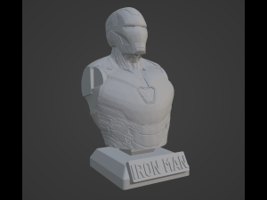 Iron Man Ultra-Detailed Bust 3D Модель