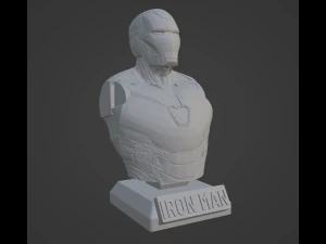 Iron Man Ultra-Detailed Bust 3D Model