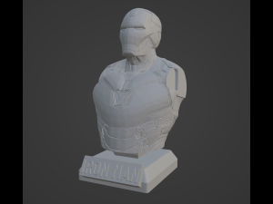 Iron Man Ultra-Detailed Bust 3D Модель