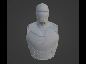 Iron Man Ultra-Detailed Bust 3D Model