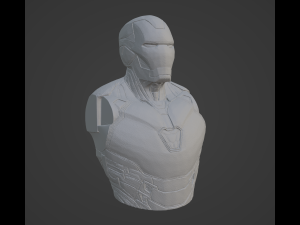 Iron Man Ultra-Detailed Bust 3D Модель