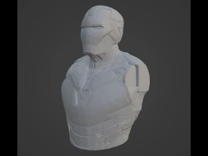Iron Man Ultra-Detailed Bust 3D Model