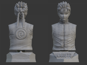 NARUTO ULTRA-DETAILED SUPPORT-FREE BUST 3D MODEL 3D 프린트 모델