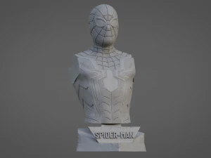 SPIDERMAN ULTRA-DETAILED SUPPORT-FREE BUST 3D MODEL 3D Print Model