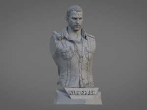 KAYLE CRANE ULTRA-DETAILED SUPPORT-FREE BUST 3D MODEL 3D Принт Модель