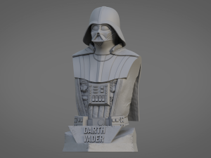 DARTH VADER CRANE ULTRA-DETAILED SUPPORT-FREE BUST 3D MODEL 3Dプリントモデル