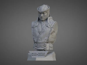 SUB-ZERO ULTRA-DETAILED SUPPORT-FREE BUST 3D MODEL 3D Print Model