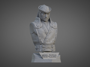 SUB-ZERO ULTRA-DETAILED SUPPORT-FREE BUST 3D MODEL 3D Принт Модель