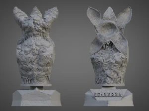 DEMOGORGON ULTRA DETAYLI DESTEKSİZ BÜSTÜ 3D MODELİ 3D Baskı Modeli