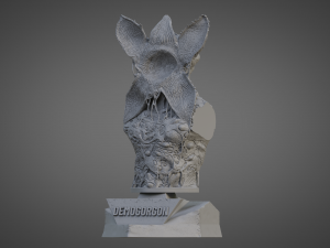 DEMOGORGON ULTRA-DETAILED SUPPORT-FREE BUST 3D MODEL 3D-printmodel