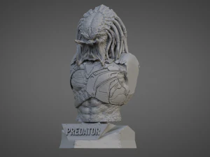 PREDATOR UNMASK ULTRA-DETAILED SUPPORT-FREE BUST 3D MODEL 3D Print Model
