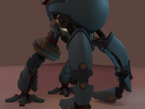 Robot martian Model 3D