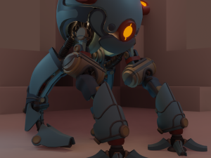 Robot martian Model 3D