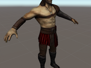 Barbarian Hero Modello 3D