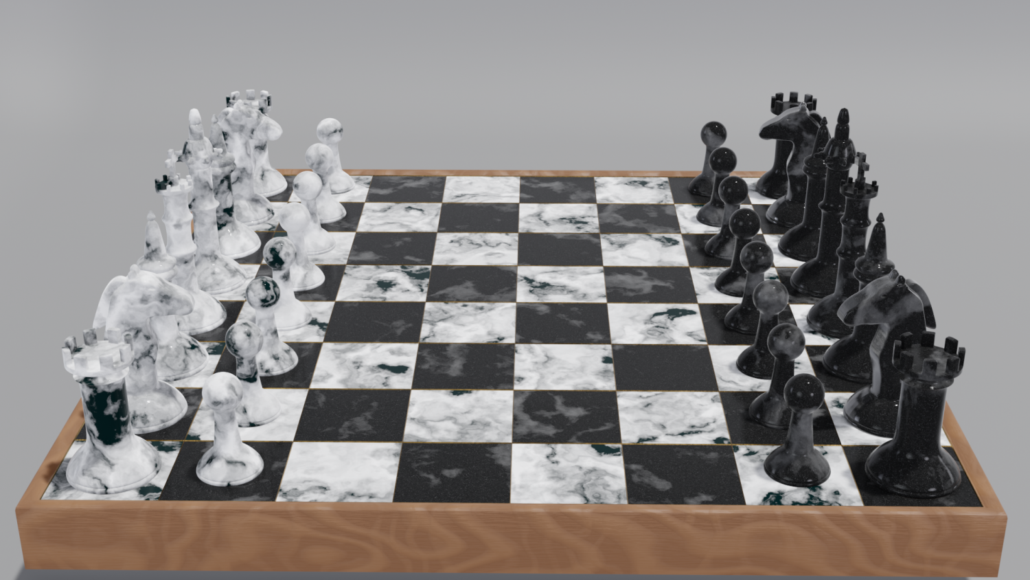 Шахматы 3d модель