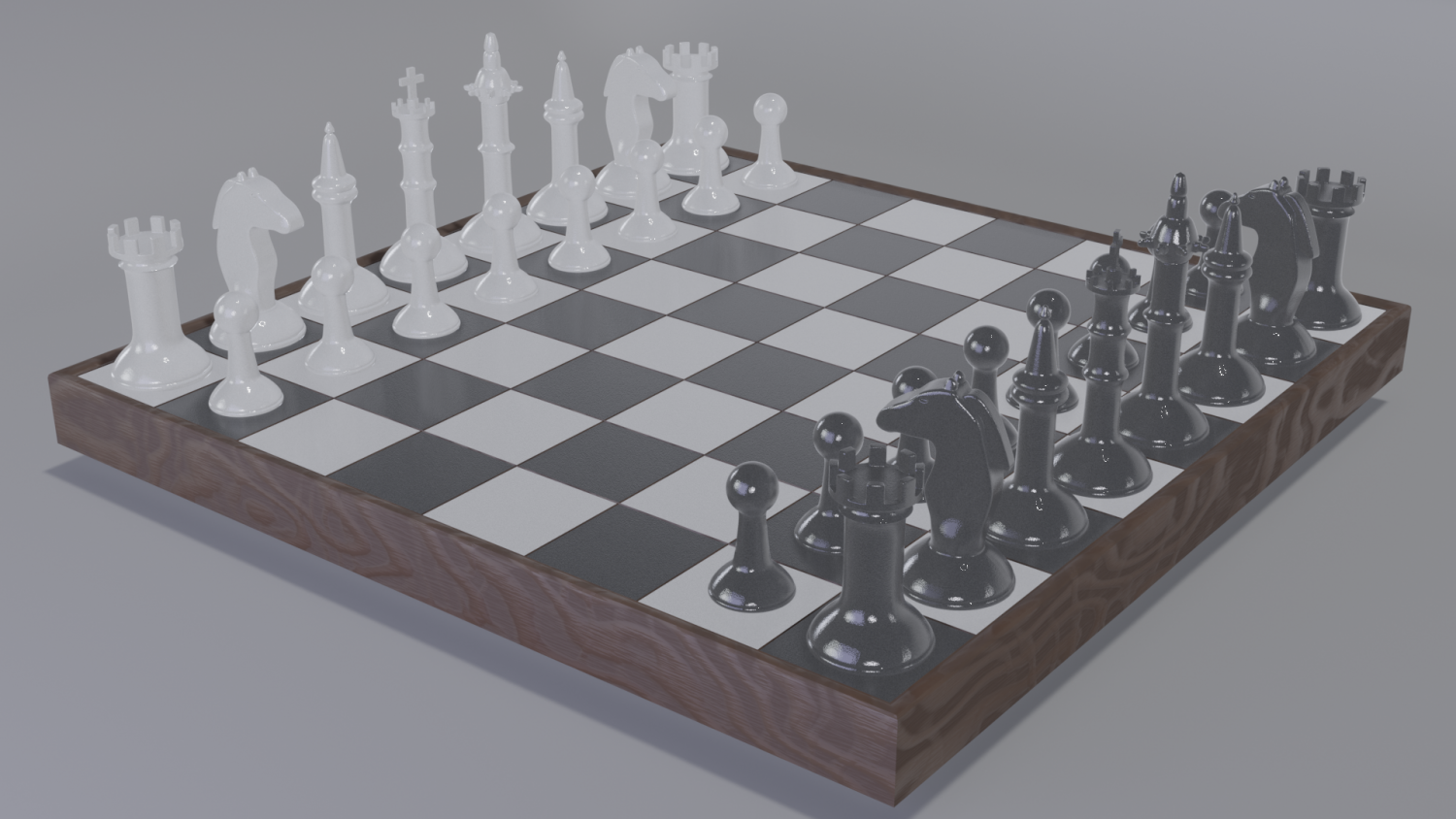 Шахматы 3d модель