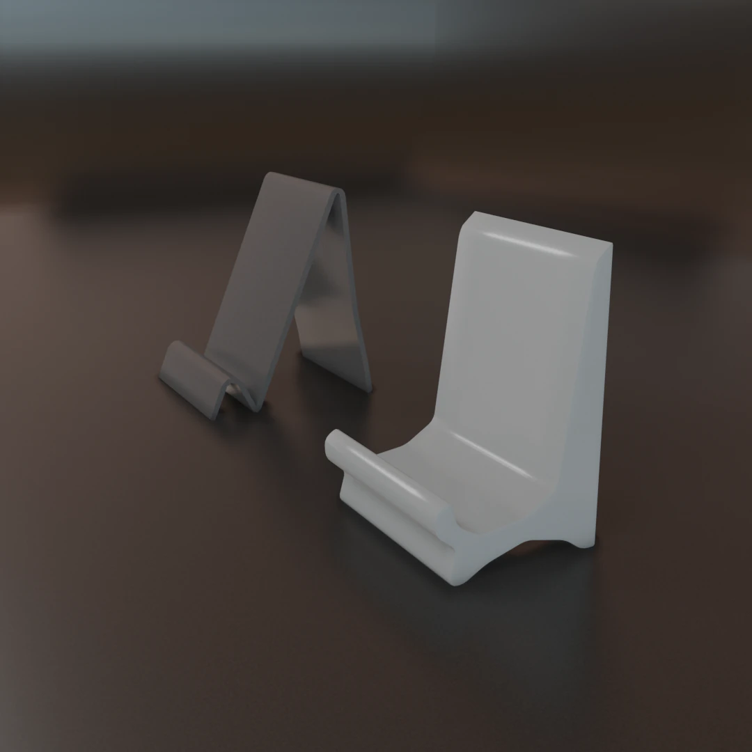 Desktop phone stand 3D Print Model .c4d .max .obj .3ds .fbx .stl .blend