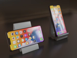 Desktop phone stand 3D Print Model