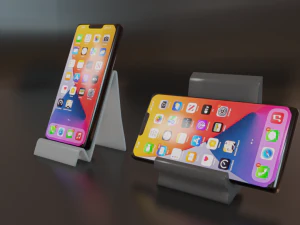 Desktop phone stand 3D Print Model