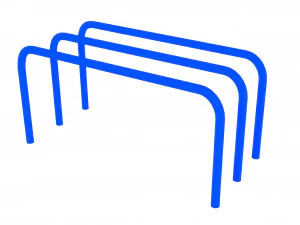 Barres triples Modèle 3D