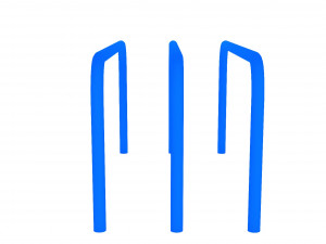 Triple bars Modelo 3D