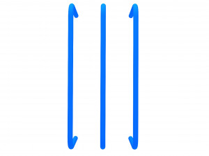 Triple bars Modelo 3D