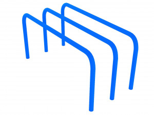 Triple bars Modelo 3D