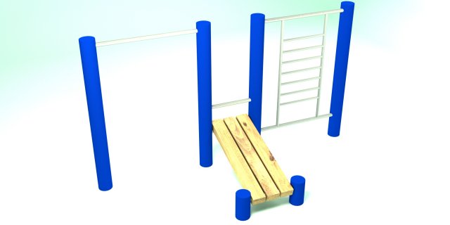 Sports ground 3D Модель .c4d .max .obj .3ds .fbx .stl .blend 
