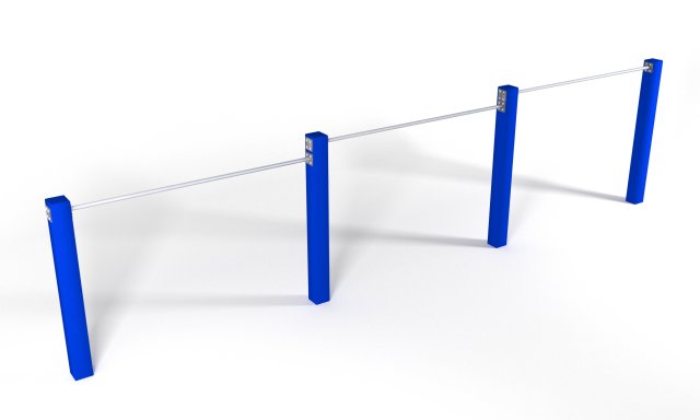 Horizontal bars 3D 모델 .c4d .max .obj .3ds .fbx .stl .blend 