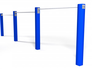 Horizontal bars 3D 모델