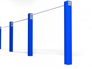 Horizontal bars 3D 모델