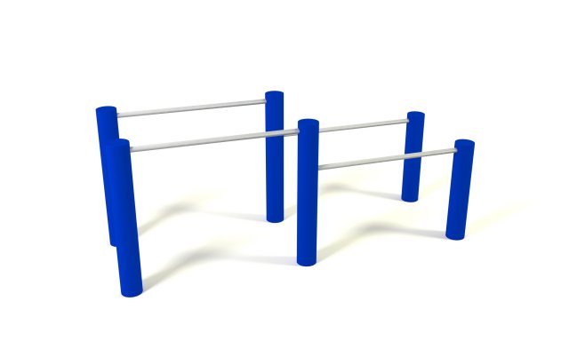 Cylindrical rods 3D Модель .c4d .max .obj .3ds .fbx .stl .blend 