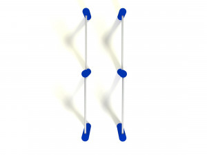 Cylindrical rods 3D Модель