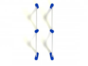 Cylindrical rods 3D Model