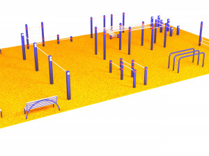 Sports ground 3D 模型