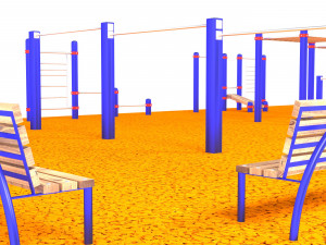 Sports ground Modello 3D