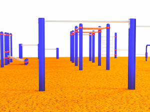 Sports ground Modello 3D
