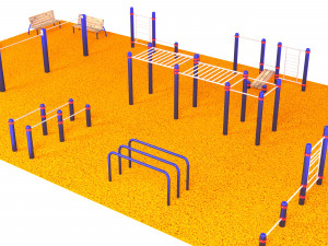 Sports ground Modello 3D