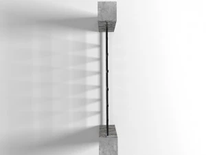 Brick fence 3D Model