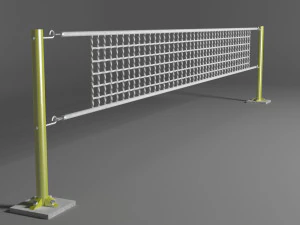 バレーボールネット 3Dモデル