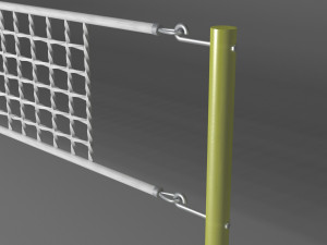Volleyball net 3D Model
