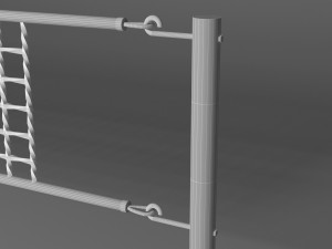 Volleyball net 3D Model