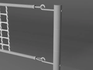 Volleyball net 3D Model