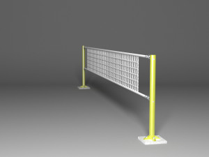 Volleyball net 3D Model