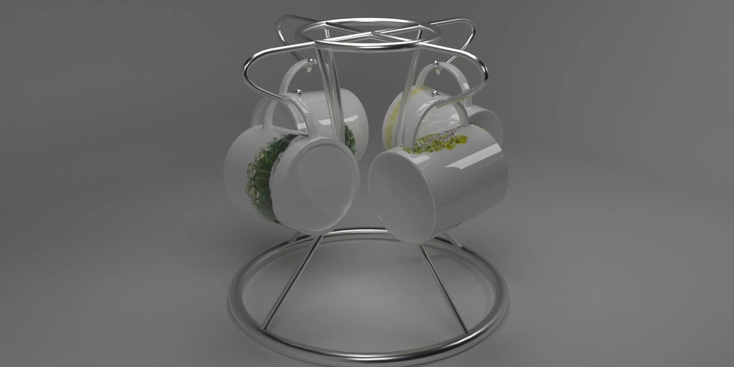 Mugs 3D Model .c4d .max .obj .3ds .fbx .stl .blend 