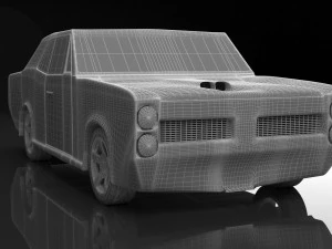 Pontiac GTO 3D Model